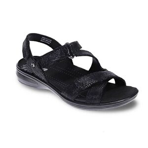 Revere Sz 40  Women's Zanzibar Black Lizard Orthotic Sandals Sz 9 SH 333